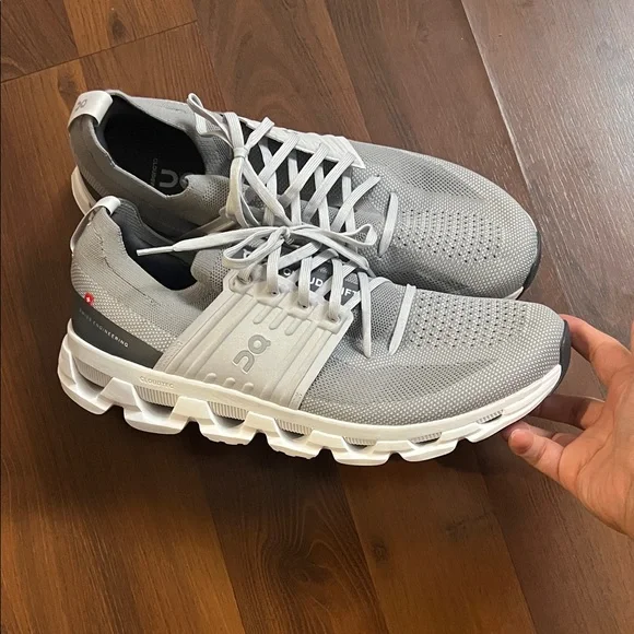 On Cloud Men's Athletic Shoes in Gray - Picture 5 of 5